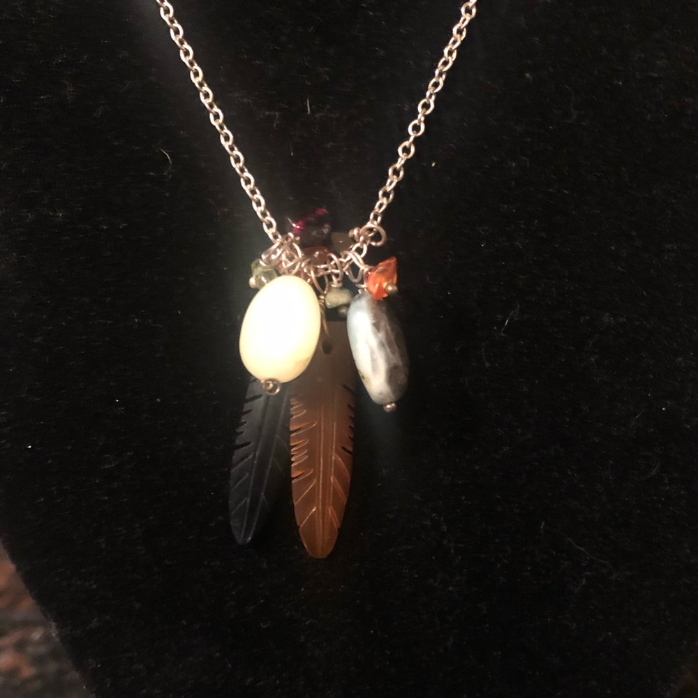 Stone & Acrylic Native American Styled Necklace